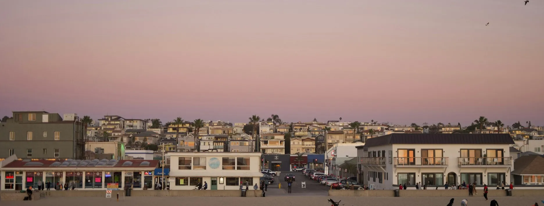 View of rows of homes